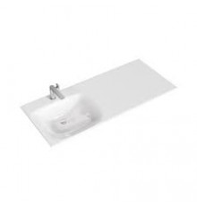 AQ FOR.11.04.D-L Forma 115 Раковина левая 1150х500х(10) мм, с отв. под смес. FOR.11.04.D-L