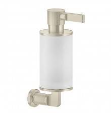 Gessi INCISO Дозатор для жидкого мыла, подвесной, цвет: белый/brushed brass pvd. 58513#727
