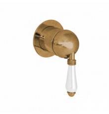Nicolazzi El Capitan Встраиваемый смеситель для душа, 1 источник, цвет: raw brass. 3406MOG76