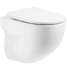 Унитаз подвесной BelBagno Onda BB066CHR безободковый, крышка BB2031SC с микролифтом