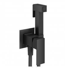 Plumberia Selection TAG Гигиенический душ, настенный, со смесителем, шланг PVC 125см., цвет: черный матовый. TG2000NO