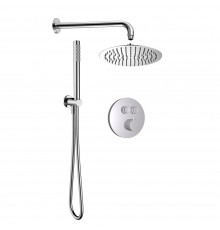 AQM8405CR Набор для комплектации душа с термостатом и регулировкой напора, хром AQM8405CR