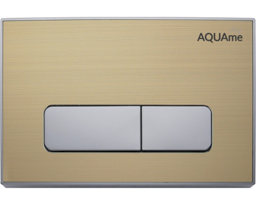 AQM4105G Панель смыва металл AQUAme, золотой AQM4105G