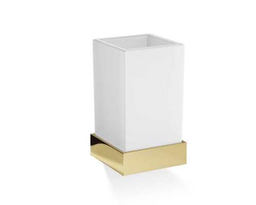 Decor Walther Corner WMG Стакан подвесной, стекло сатинированное, цвет: золото. 0561720