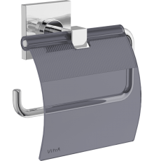 Держатель туалетной бумаги VitrA Root A44804 с крышкой, хром