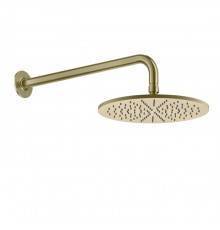 GESSI Inciso Душевая головка настенная, шарнирная на 1/2rdquo;, Oslash;300мм, цвет: brushed brass pvd. 58248#727