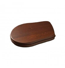 Kerasan Retro Сиденье для унитаза, микролифт, цвет: дерево/бронза. 108640