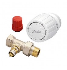 Комплект Danfoss из прямого клапана RTR-N DN 20 и термоголовки RTR 2000. 013G2156