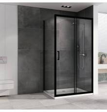 Душевой уголок Abber Schwarzer Diamant AG30150B5-S100B5 150x100, профиль черный, стекло прозрачное