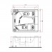 Gruppo Treesse Quarz Light 235 Минибассейн 235х215х90см., отдельностоящий, с панелями, с крышкой, цвет белый. PQ2352BN00GR