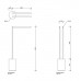 Decor Walther Black Stone HT2 Полотенцедержатель 41xh81см, напольный, цвет: черный матовый / хром. 0971764