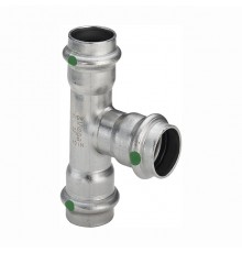 Тройник Viega Sanpress Inox нержавеющая сталь 54х28х54 мм. 436056