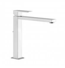 Gessi Rettangolo Смеситель для раковины с донным клапаном и высоким изливом 213мм, цвет: хром. 11923#031