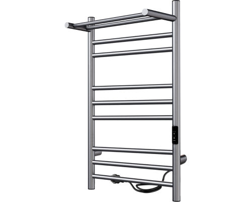 Полотенцесушитель электрический Indigo Line Trinity LСLTE80-50PGFMRt, с полкой, graphite metallic