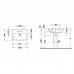 Duravit DuraStyle Раковина 65х44 см, 1 отв., с переливом, цвет: белый. 2319650000