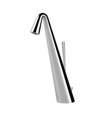 Gessi Cono Смеситель для раковины высокий с донным клапаном на 1 1/4rdquo;, соединительные шланги на 3/8, цвет: хром. 45004#031