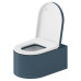 Duravit Millio Унитаз подвесной, 37х57см.,  декор Grooves, крепление в компл., цвет: синий матовый. 250509FB