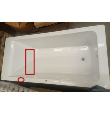 SaleRocaZRU9307624 Easy Ванна акриловая 1700x800х450 мм, 250 л, прямоугольная белая SaleZRU9307624_1088