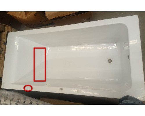 SaleRocaZRU9307624 Easy Ванна акриловая 1700x800х450 мм, 250 л, прямоугольная белая SaleZRU9307624_1088