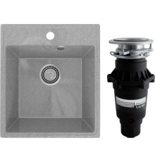 Комплект Мойка Practik PR-M 425-003 светло-серая + Измельчитель Bone Crusher BC 810-SL Slim Line