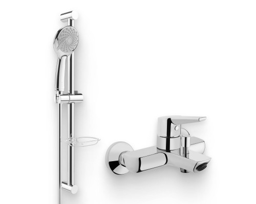 Душевой комплект Смеситель VitrA Matrix Solid S A42444EXP + Гарнитур Samba 3F A45680WSA Душевой комплект Смеситель VitrA Matrix Solid S A42444EXP + Гарнитур Samba 3F A45680WSA