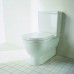 Duravit Starck 3 Унитаз моноблок 70.5х37см, с отдельным бачком с механизмом хром , слив универсальный , вкл крепления, цвет: белый. 0920100005,  2141090000