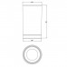 Gessi Emporio Accessories Стакан настольный, сатинированное стекло, цвет: Finox Brushed Nickel. 38833#149