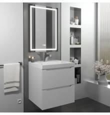 Мебель для ванной комнаты Uperwood Tanos New 50 подвесная, белая