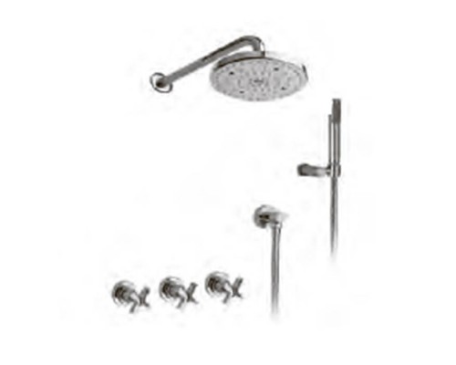 Nicolazzi Monte Croce Душевого набора, верхний душ 20см., смеситель, ручной душ,  цвет: хром. 2233EXTCR27