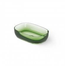 Dea Design Washbasins Раковина 55х36х14см., накладная, без отв., Glasstek, прозрачная смола, цвет: Emerald R3. DD9092 550 R3