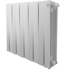 Радиатор биметаллический Royal Thermo Piano Forte 500 VDR80 10 секций, межосевое расстояние 8 см, bianco traffico