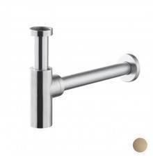 Newform X-STEEL 316 Сифон для раковины под донный клапан, L=300 мм цвет: PVD Brushed pale gold. 244X.59.098