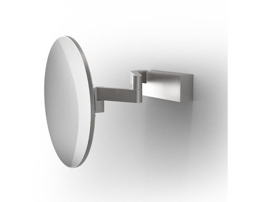 Decor Walther VISION R Зеркало косметическое, настенное, 5х-кратное ув., без подсветки, цвет: нержавеющая сталь. 0126576