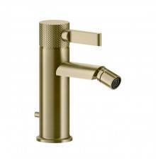 Gessi Inciso Смеситель для биде, 1 отв., с донным клапаном, цвет: Brushed brass pvd. 58007#727