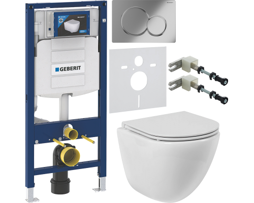 Комплект Унитаз подвесной BelBagno Amanda BB051CHR безободковый + Крышка BB870SC с микролифтом + Инсталляция Geberit Duofix UP 320 111.300.00.5 + Кнопка Sigma 01 115.770.21.5 хром + Крепления 111.815.00.1 к стене + Шумоизоляция 156.050.00.1 Комплект Унитаз подвесной BelBagno Amanda BB051CHR безободковый + Крышка BB870SC с микролифтом + Инсталляция Geberit Duofix UP 320 111.300.00.5 + Кнопка Sigma 01 115.770.21.5 хром + Крепления 111.815.00.1 к стене + Шумоизоляция 156.050.00.1