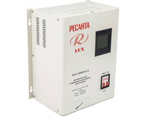 Стабилизатор напряжения Ресанта Lux АСН-10000 Н/1-Ц Стабилизатор напряжения Ресанта Lux АСН-10000 Н/1-Ц