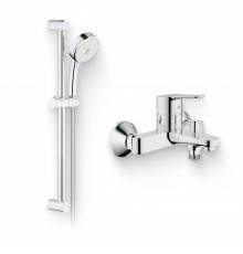 Душевой комплект Смеситель Grohe BauEdge 23334000 + Гарнитур Tempesta Cosmopolitan 27786002