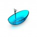 Knief Oval Shape Ванна отдельностоящая 180х93x56см., из полимерного материала, цвет: Aquamarin Blue # 100. 70001100