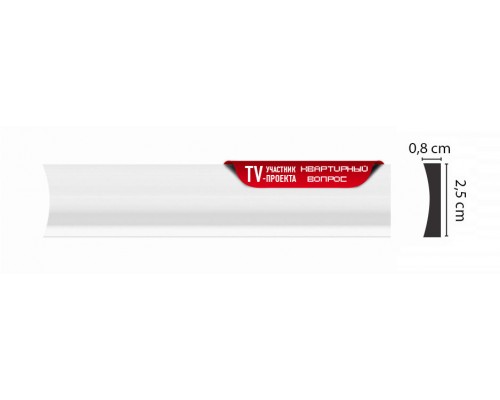 Молдинг гладкий DECOMASTER D046ДМ (25*8*2000мм) Молдинг гладкий DECOMASTER D046ДМ (25*8*2000мм)