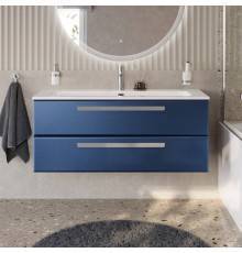 Тумба с раковиной Cezares Eco Cer-N 120, sapfiro, раковина Eco 120, ручки серые