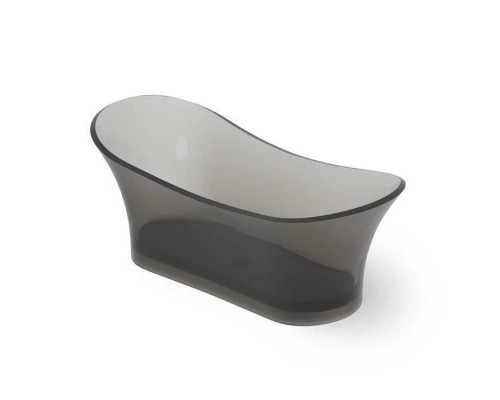 Dea Design Elegant Ванна 175x75x68см., отдельностоящая, Glasstek, прозрачная смола, цвет: Smoky Black R4. DD8614 1750 R4 Dea Design Elegant Ванна 175x75x68см., отдельностоящая, Glasstek, прозрачная смола, цвет: Smoky Black R4. DD8614 1750 R4