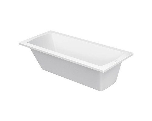 Duravit Daro  Ванна 170х75х46см, акриловая, прямоугольная встраиваемая ,с наклоном для спины , цвет: белый. 790285000001000,  700027000000000