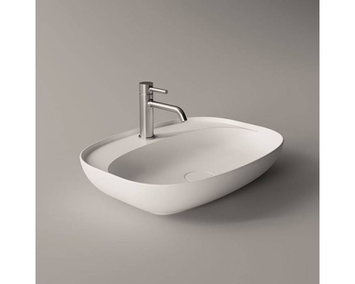 Alice Form Oval Раковина 60x45х12см., накладная, 1 отв., цвет: белый матовый. 22460109 Alice Form Oval Раковина 60x45х12см., накладная, 1 отв., цвет: белый матовый. 22460109