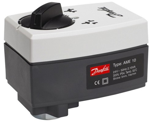 Электропривод Danfoss AME 10 24В 14с/мм 5мм 300Н. 082g3005