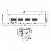 Hansgrohe Rainfinity Боковой душ 50.2х8.1см., с полкой, цвет: белый матовый. 26243700