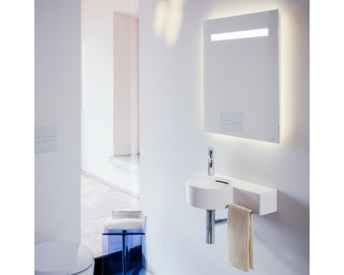 Laufen VAL Раковина с полкой 55x31.5x11.5см., с 1 отв., Dx, цвет: белый. 8.1528.3.000.105.1 Laufen VAL Раковина с полкой 55x31.5x11.5см., с 1 отв., Dx, цвет: белый. 8.1528.3.000.105.1