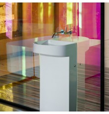 Laufen Sonar Раковина 41х38х90 см, без отв., без перелива, напольная, цвет: белый. 8.1134.1.000.112.1