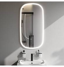 M8FMOX0551WGH Зеркало универсальное с контурной LED-подсветкой, ИК- сенсором, вытянутое, 55*100 см