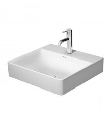 Duravit DuraSquare Раковина накладная 50х47см., с 1 отв., без перелива, с крепежом, цвет: белый. 2353500071