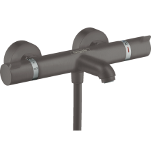 Термостатический смеситель Hansgrohe Ecostat Comfort 13114340 для ванны с душем, шлифованный черный хром